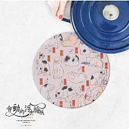 翡冷翠文創浮世繪鍋墊|歌川國芳《猫飼好五十三疋》