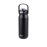 Oasis 三層陶瓷彈蓋保溫瓶 750ml - 霧黑