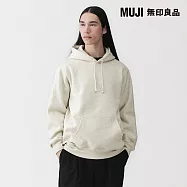 【MUJI 無印良品】男裏毛連帽上衣 XL 粉米