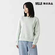 【MUJI 無印良品】女裏毛圓領衫 M 淺綠