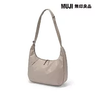 【MUJI 無印良品】撥水加工兩用單肩肩背包 深米