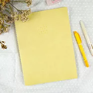 【conifer綠的事務】城市漫筆系列 16K藏圈軟皮筆記本 希望黃