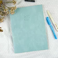 【conifer綠的事務】城市漫筆系列 16K藏圈軟皮筆記本 思緒藍