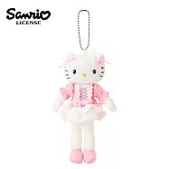 【日本正版授權】凱蒂貓 長腿系列 時尚換裝造型 玩偶吊飾 - A款