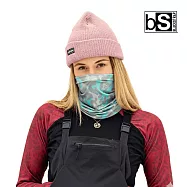 BlackStrap Therma Tube 印花刷毛多功能頭巾/UPF50+/單一尺寸 F Animo Ash/迷彩灰 藍