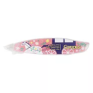 KOKUYO Campus長型象牙白修正帶-馬年限定 花與馬車