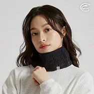 ADISI 雙色針織Oceanpure抗菌二用保暖脖圍 AS25034 |刷毛 保暖頭帶 保暖圍脖 蚵紗 海毛紗 F 石墨藍