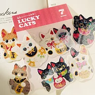 【wwiinngg】招財貓閃亮亮貼紙包