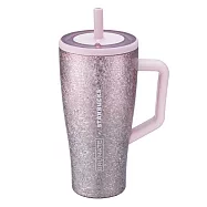 [星巴克]櫻色光彩30OZ不鏽鋼把手TOGO冷水杯