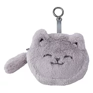 [星巴克]灰貓絨毛零錢包