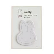 【日本Green Flash】Miffy米飛兔系列 臉型便利貼 ‧ 米色