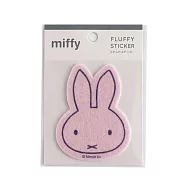 【日本Green Flash】Miffy米飛兔系列 大臉造型貼紙 ‧ 粉紅色