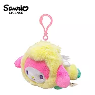 【日本正版授權】三麗鷗 彩虹飛馬系列 玩偶吊飾 - 美樂蒂