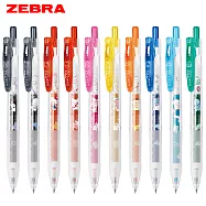 (10款1包)ZEBRA 三麗鷗家族限量聯名 SARASA CLIP鋼珠筆0.5