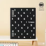 KOKUYO SOUSOU&times;Campus經典8孔活頁本 B5-黑