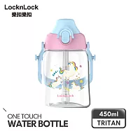 【樂扣樂扣】兒童背帶水壺 450ml /獨角獸