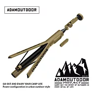 ADAMOUTDOOR 充電式極限彈射藍牙自拍棒|一按即彈三角架|INSTA360 / GoPro / 手機全通用 沙色