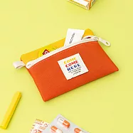 【韓國Livework】Come Here 耳機卡夾零錢包 ‧ 橘