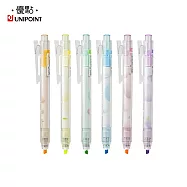 (6色1包)優點 香味按動螢光筆