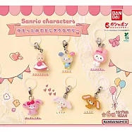 【日本正版授權】全套6款 三麗鷗圓眼 造型吊飾 扭蛋/轉蛋 860263