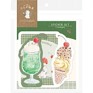 【日本Wa-Life】TOCOROCOMUGI聯名第2彈 PVC貼紙包3入組 ‧ 喫茶