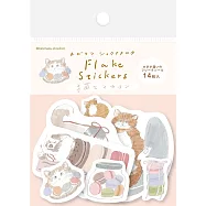 【日本Wa-Life】tobimatsu shoichiro聯名 散裝貼紙包14入 ‧ 馬卡龍