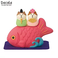 【DECOLE】 concombre 熱鬧和樂女兒節 鯛魚貓雛