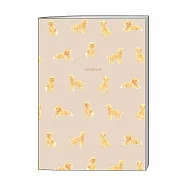 【日本EL COMMUN】EVERYDAY 方眼筆記本A5 ‧ 貴賓狗