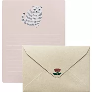 【日本EL COMMUN】松尾Miyuki 插畫貓信封紙組 ‧ Amy