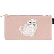 【日本EL COMMUN】松尾Miyuki 插畫貓刺繡筆袋 ‧ Amy