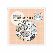 【日本EL COMMUN】DECO散裝貼紙包24枚入 ‧ 貓咪
