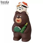 【DECOLE】concombre 五月節慶・歡樂夥伴們 熊背小貓