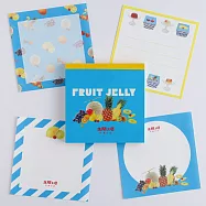 【日本Green Flash】太陽之塔洋菓子店系列 方形便條本 ‧ 水果果凍