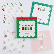 【日本Green Flash】太陽之塔洋菓子店系列 方形便條本 ‧ 冰淇淋蘇打