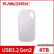 SanDisk E61 4TB 行動固態硬碟 公司貨 白