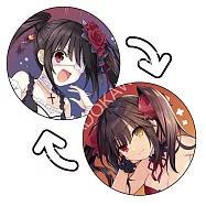 DATE A LIVE 約會大作戰(原作) 3D光柵胸章 A