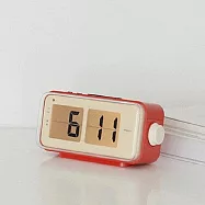Mooas韓國LED復古翻頁鐘 經典紅