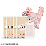 LANCOME 蘭蔻 IDOLE 唯我香水隨身香氛限量禮(5ml)x5+旅行收納袋]-國際航空版 (效期至2028/6/30)