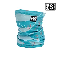 BlackStrap Kids Tube 童印花雙層多功能頭巾/單一尺寸/多色選擇/保暖頭巾 F Origami Glacier/印花水藍