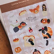 【wwiinngg】透明PET手帳貼紙-鬆鬆軟軟烘焙屋