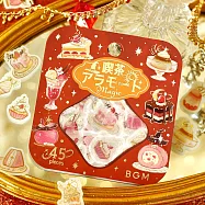 【日本BGM】散裝金箔和紙貼紙包45入 ‧ 喫茶咖啡館 魔幻-火焰