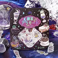 【日本BGM】散裝金箔和紙貼紙包45入 ‧ 喫茶咖啡館 魔幻-闇