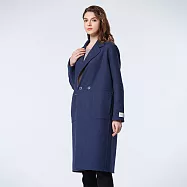 【ST.MALO】秘魯雙面雪境牧旅羊駝大衣-2508WC- M 深丈青/橡樹棕