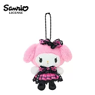 【日本正版授權】三麗鷗 少女搖滾系列 玩偶吊飾 - 美樂蒂