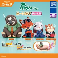 【日本正版授權】全套4款 動物方城市 倚肩公仔 P2 扭蛋/轉蛋 094446