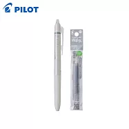 (限量送軟尺)PILOT Waai按鍵魔擦筆1筆1芯組合0.5 水泥灰