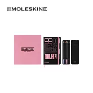 MOLESKINE X BLACKPINK 限量套裝 -L型素描本+限定顏色筆5支 (內含驚喜限定照片)