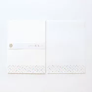 【日本Wa-Life】紙福一刻|翠sui 美濃和紙信紙 ‧ 七寶紋樣