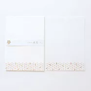 【日本Wa-Life】紙福一刻|翠sui 美濃和紙信紙 ‧ 麻葉紋樣