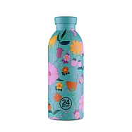 義大利 24Bottles 不鏽鋼雙層保溫瓶 500ml / 盛開系列 - 繽紛盛開